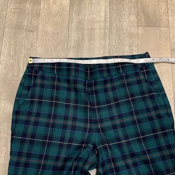 Womens Talbots Heritage Wool Blend High‎ Rise Plaid Ankle Pants - Picture 4 of 8